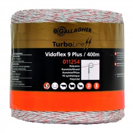 gallagher vidoflex 9 turboline plus wit 400mtr