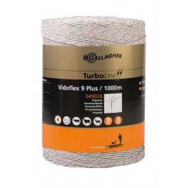 gallagher vidoflex 9 turboline wit 1000mtr