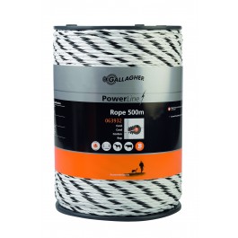 gallagher economyline cord 3 wit 500mtr eco