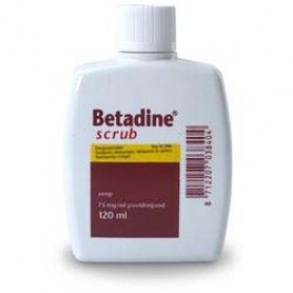 betadine scrub 120ml