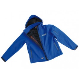 herock jas leto softshell blauw