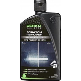 Gecko kras verwijderaar en fijn polijstmiddel fles 500 ml.