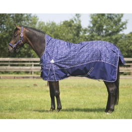 QHP deken turnout fleece met halve hals Collection 