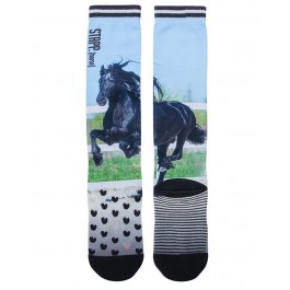 Stapp Horse kniekous Black Horse printed