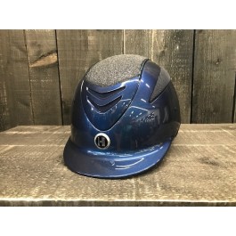 OneK helmet Defender Pro Glossy Glitter Swarovski navy