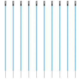 Gallagher pvc paal blauw, 1,35m + 0,20m pen 10st
