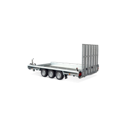 Hulco machinetransporter Terrax-3 3500 394x180, 3 assen met extra lange klep 150cm