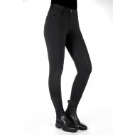 HKM rijbroek heating comfort full grip 