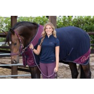 Harry's Horse fleecedeken Denici Cavalli Maroon