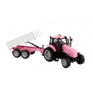 Kidsglobe Tractor met aanhanger (met licht en geluid)