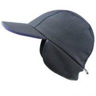 softshell cap met oorwarmer, zwart