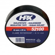 HPX Isolatietape 52100 VDE 19mm, 20 meter, zwart