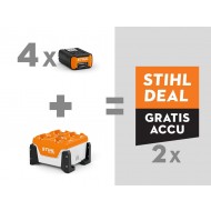 Stihl multilader AL301+ 6X AP 500S accu's actieset 