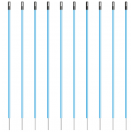Gallagher pvc paal blauw, 1,35m + 0,20m pen 10st
