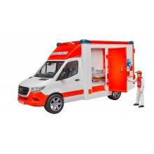 Bruder MB Sprinter ambulance met chauffeur 1:16