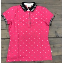 HV Polo shirt Samp flamingo roze