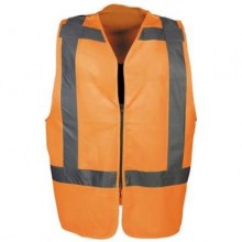 Verkeersvest 9052 rits oranje rws maat xxxl